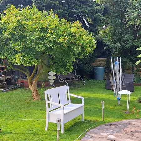 Bungalow An Der Tanne Mit Ueberdachter Terrasse ดุสเซลดอร์ฟ ภายนอก รูปภาพ