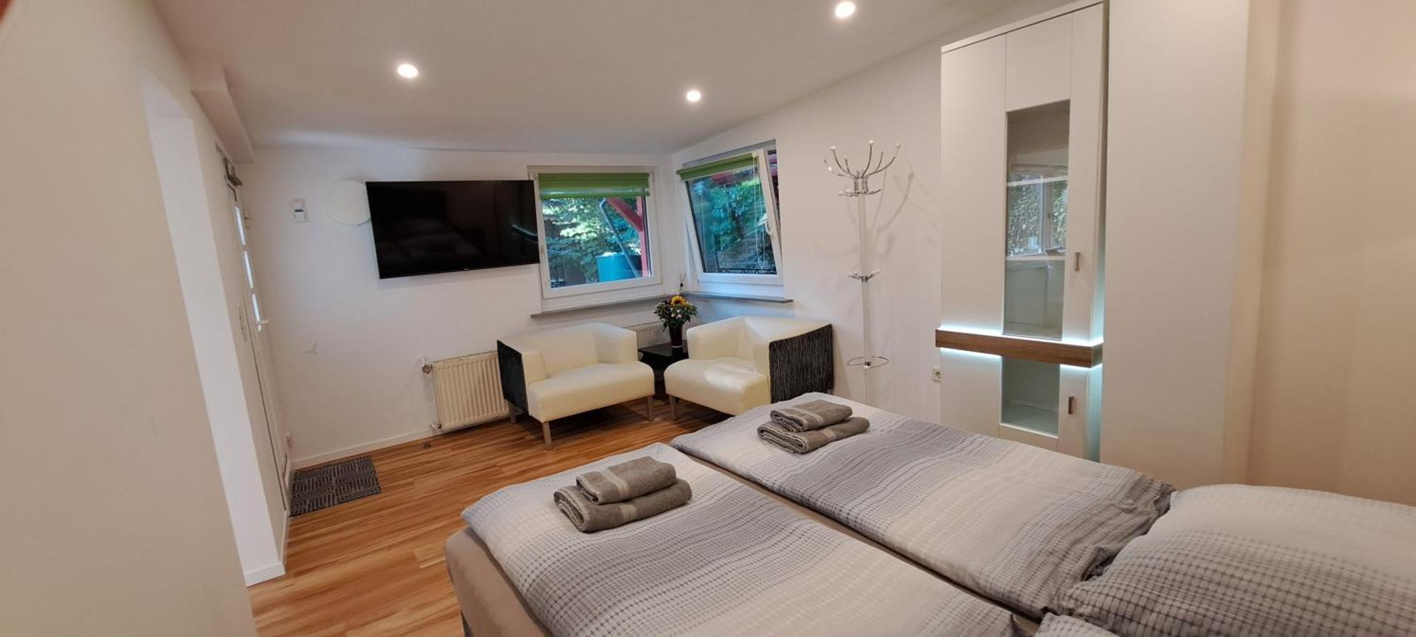 Bungalow An Der Tanne Mit Ueberdachter Terrasse ดุสเซลดอร์ฟ ภายนอก รูปภาพ